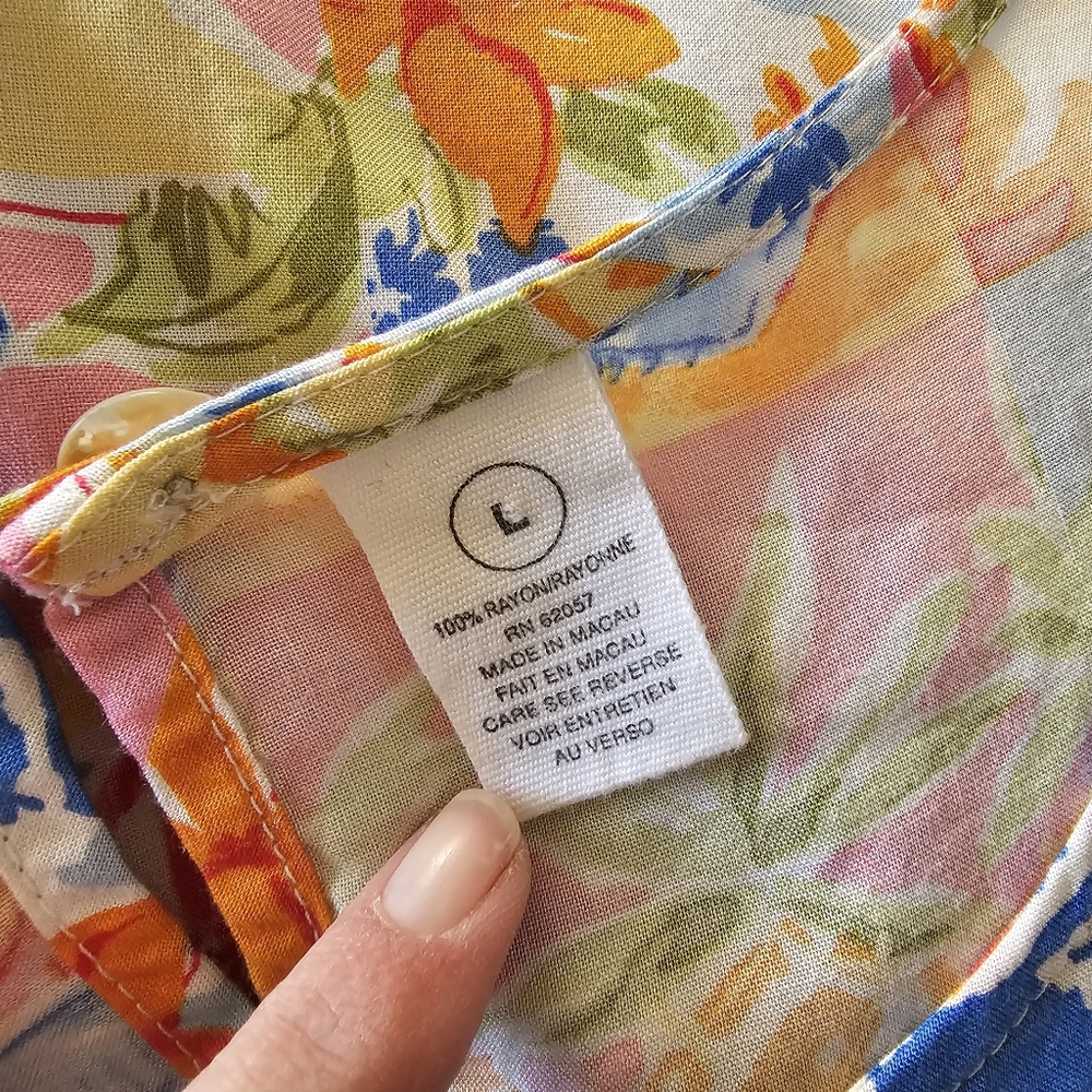 Weekend Clothes Line Multi Printed Patchwork Slee… - image 6